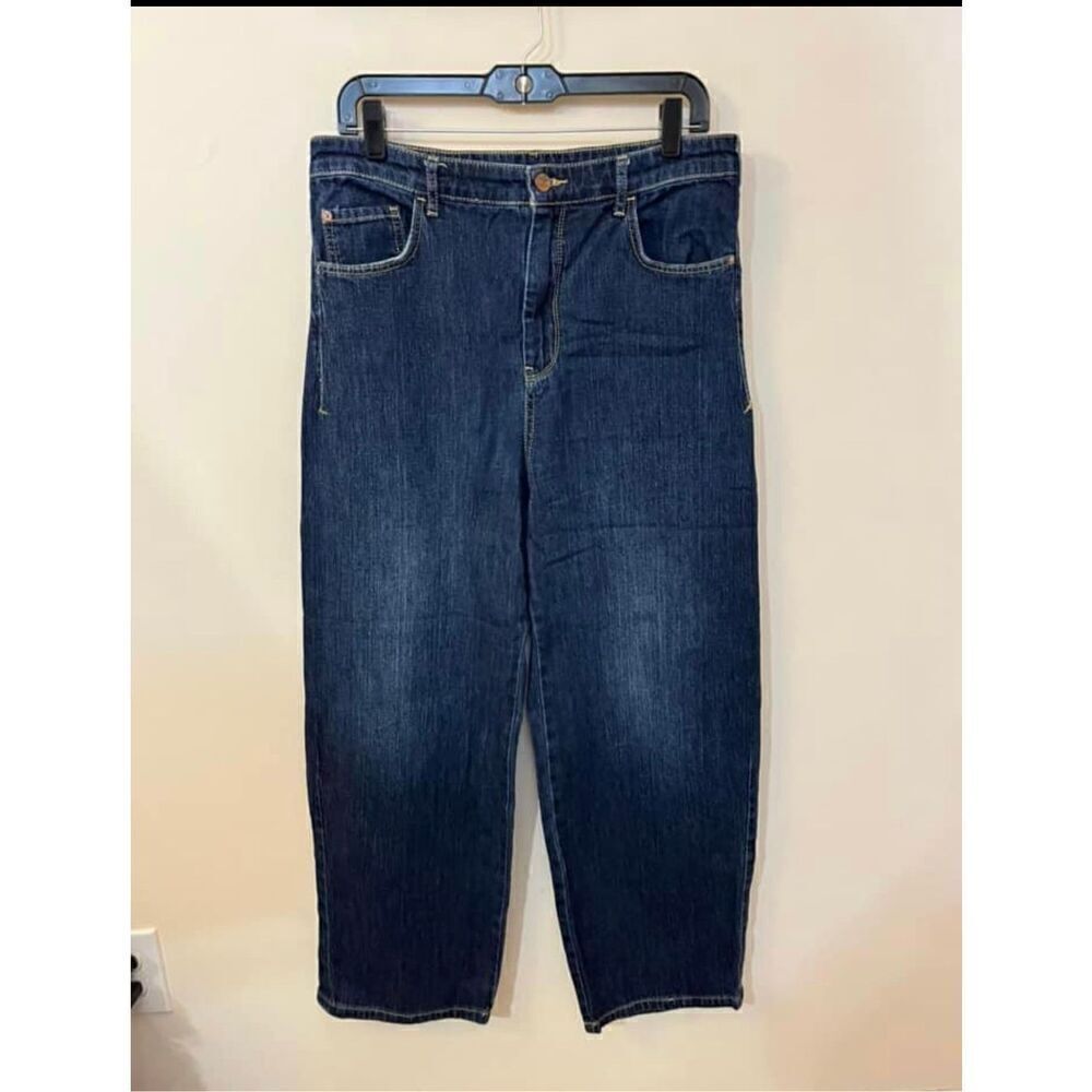 Pilcro The Column Straight Jeans Medium Dark Wash 31